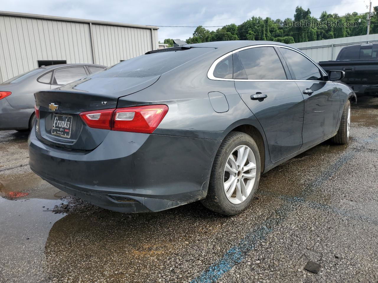 2018 Chevrolet Malibu Lt Charcoal vin: 1G1ZD5STXJF168526