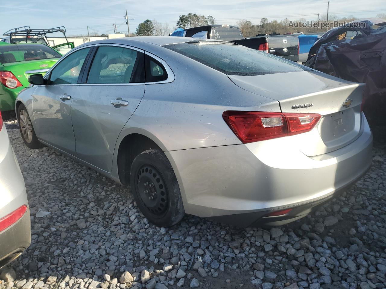 2018 Chevrolet Malibu Lt Silver vin: 1G1ZD5STXJF236369