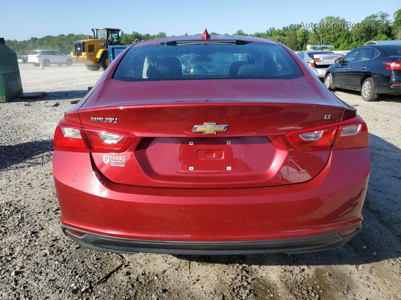 2018 Chevrolet Malibu Lt Red vin: 1G1ZD5STXJF245055