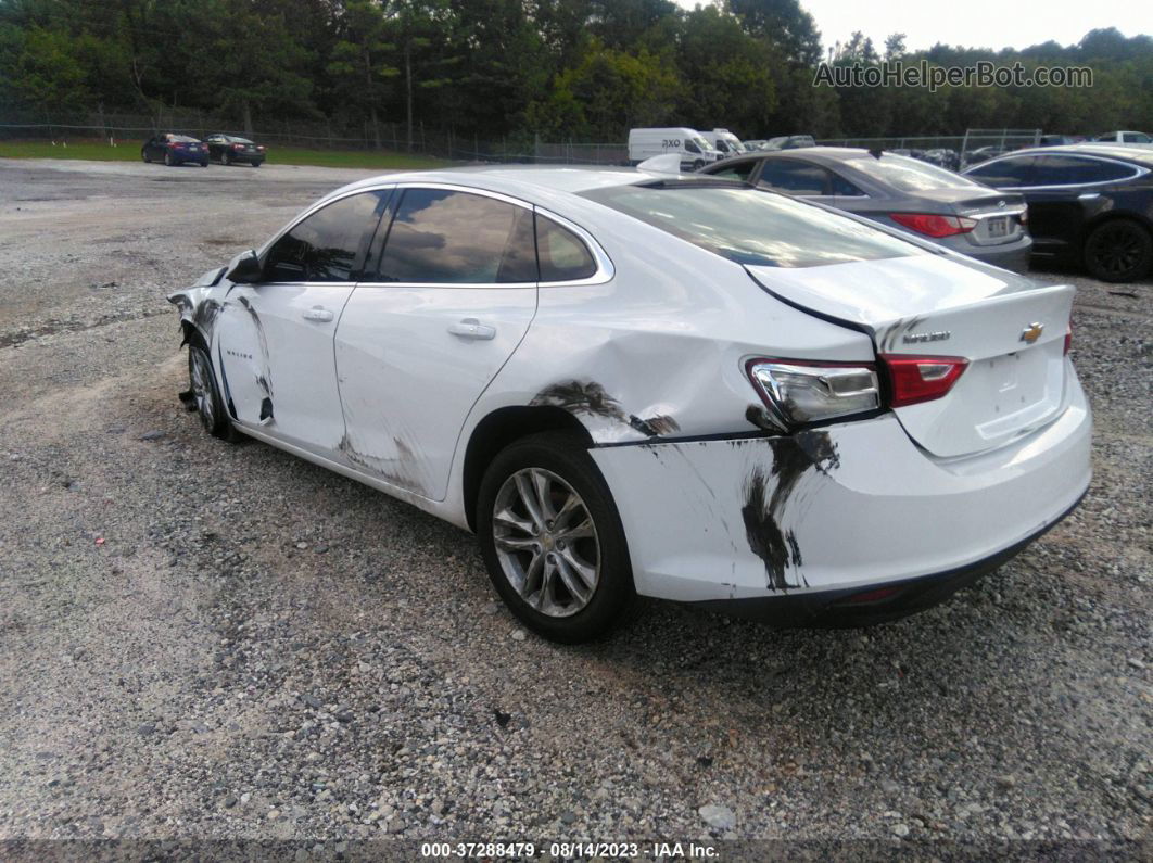 2018 Chevrolet Malibu Lt White vin: 1G1ZD5STXJF246190