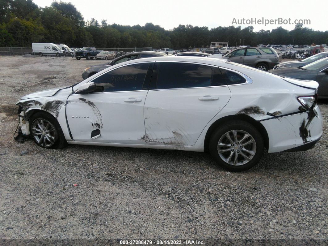 2018 Chevrolet Malibu Lt White vin: 1G1ZD5STXJF246190