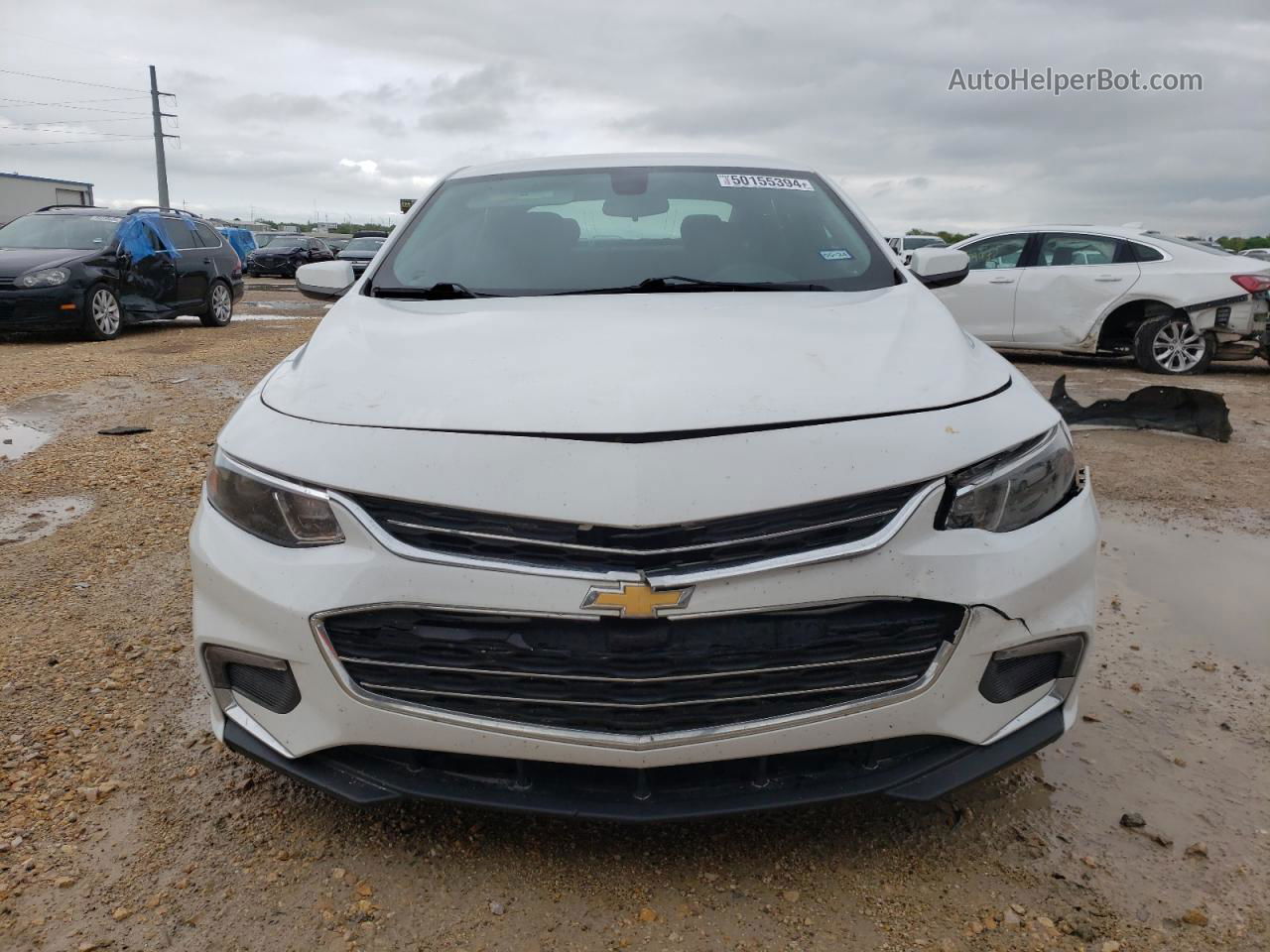 2018 Chevrolet Malibu Lt White vin: 1G1ZD5STXJF248649