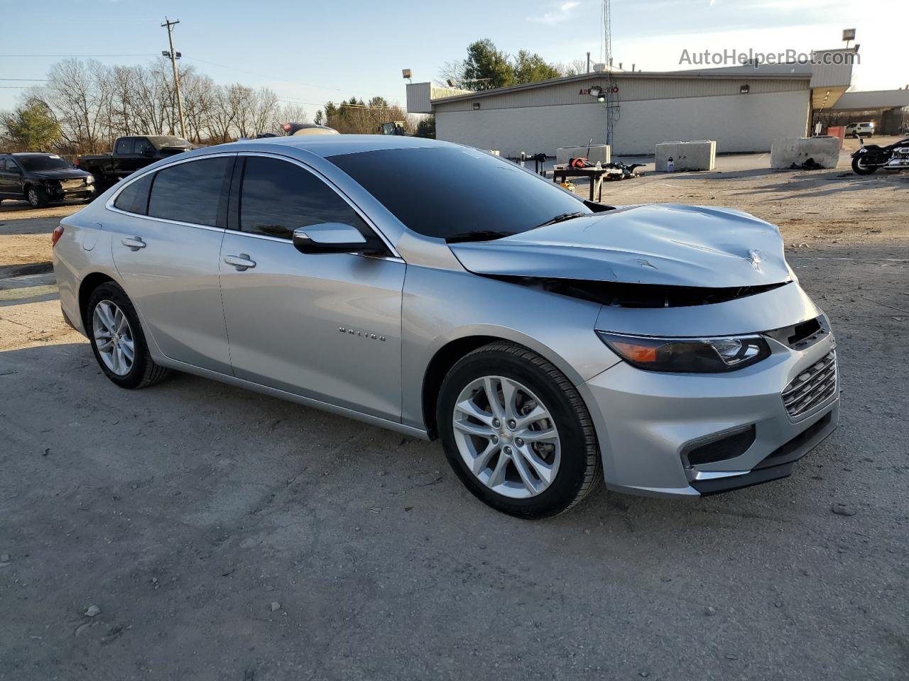 2018 Chevrolet Malibu Lt Silver vin: 1G1ZD5STXJF263880