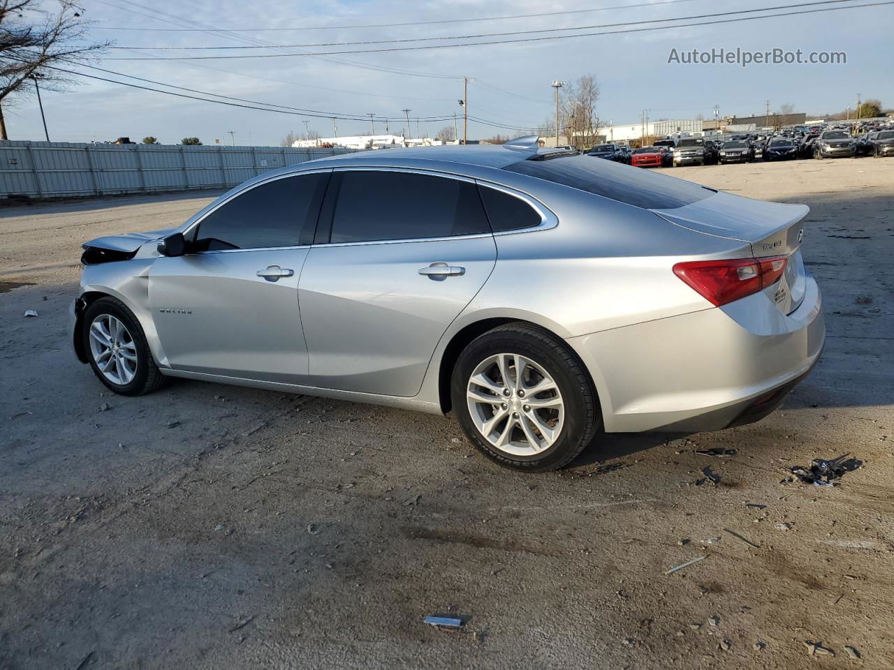 2018 Chevrolet Malibu Lt Silver vin: 1G1ZD5STXJF263880