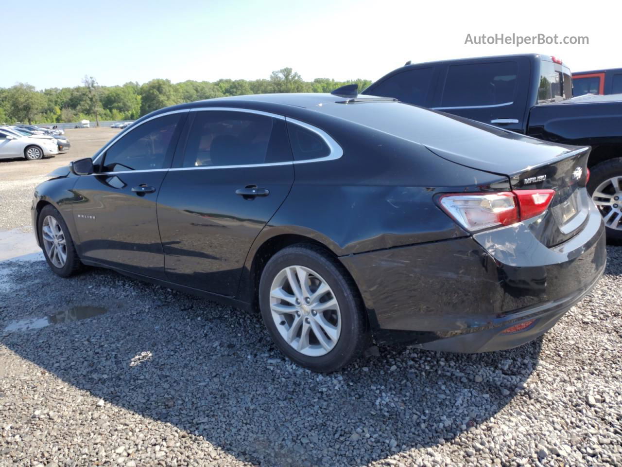 2018 Chevrolet Malibu Lt Black vin: 1G1ZD5STXJF267671