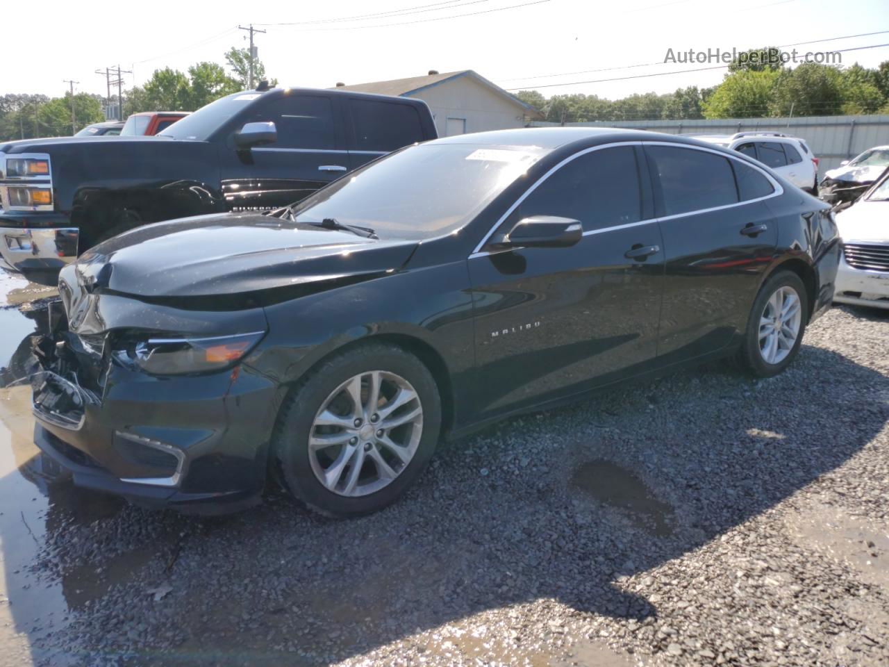 2018 Chevrolet Malibu Lt Black vin: 1G1ZD5STXJF267671