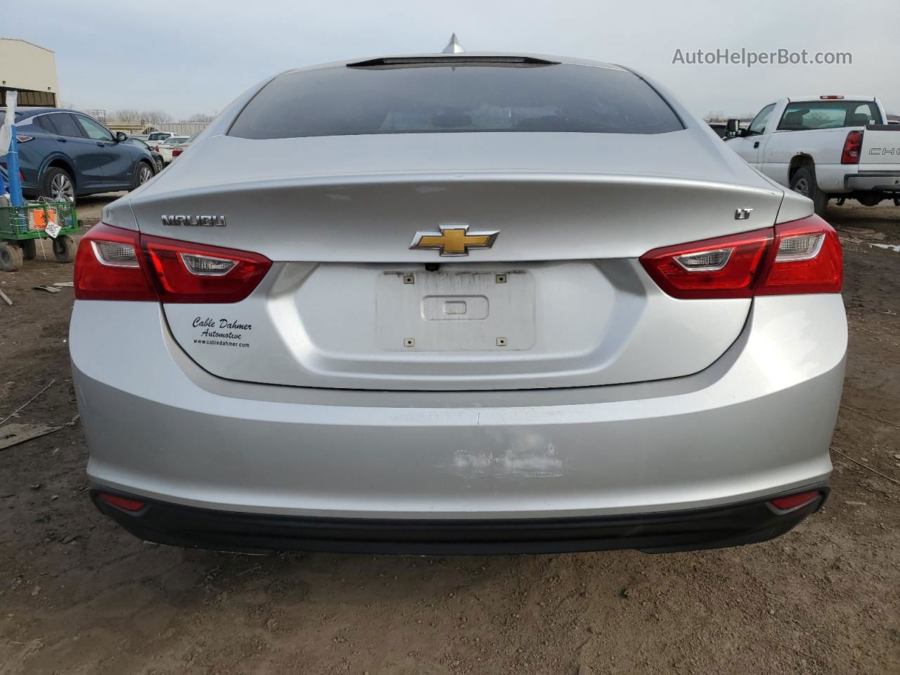 2018 Chevrolet Malibu Lt Silver vin: 1G1ZD5STXJF279335