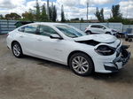 2021 Chevrolet Malibu Lt White vin: 1G1ZD5STXMF019232