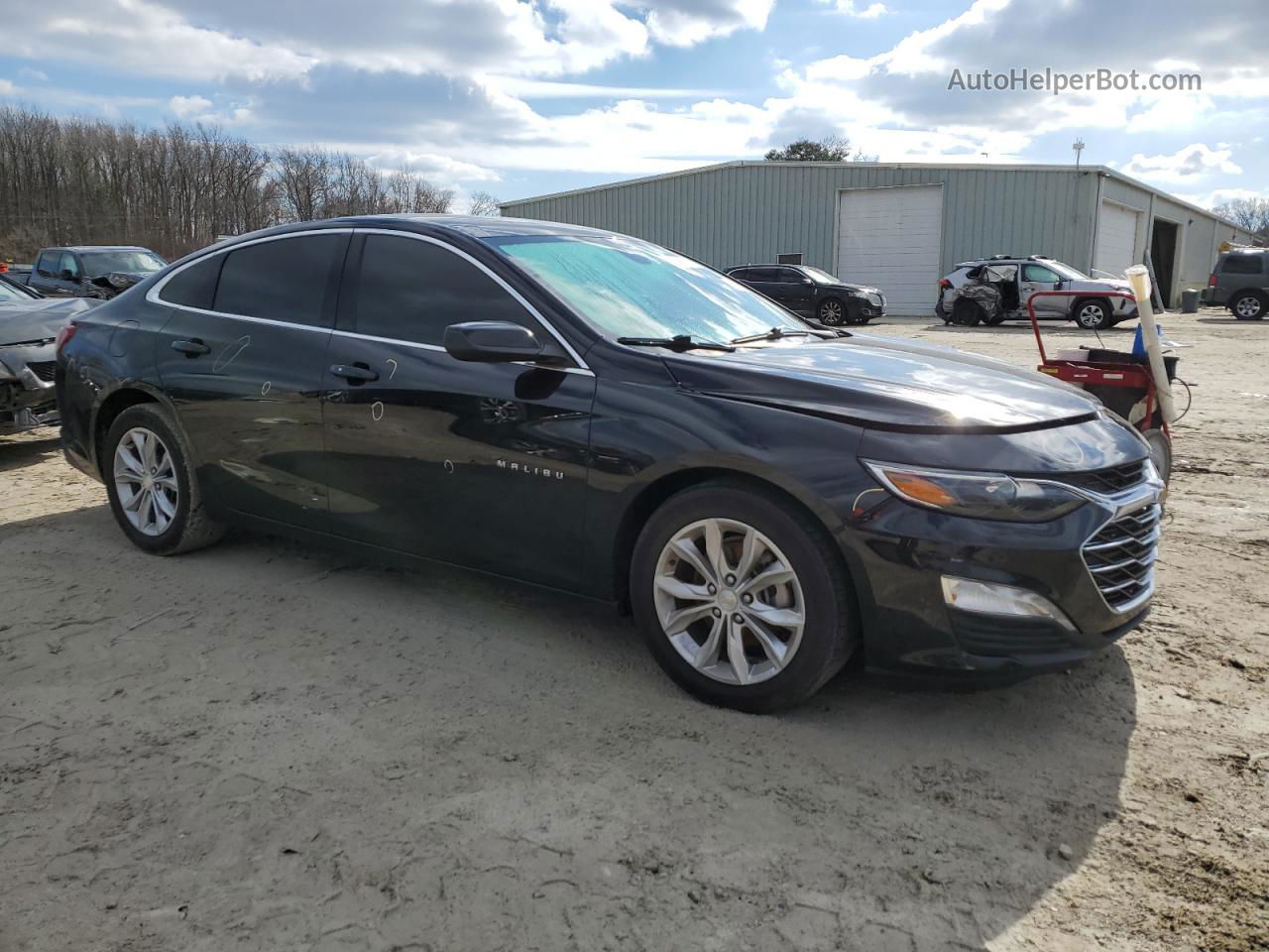 2021 Chevrolet Malibu Lt Black vin: 1G1ZD5STXMF020364