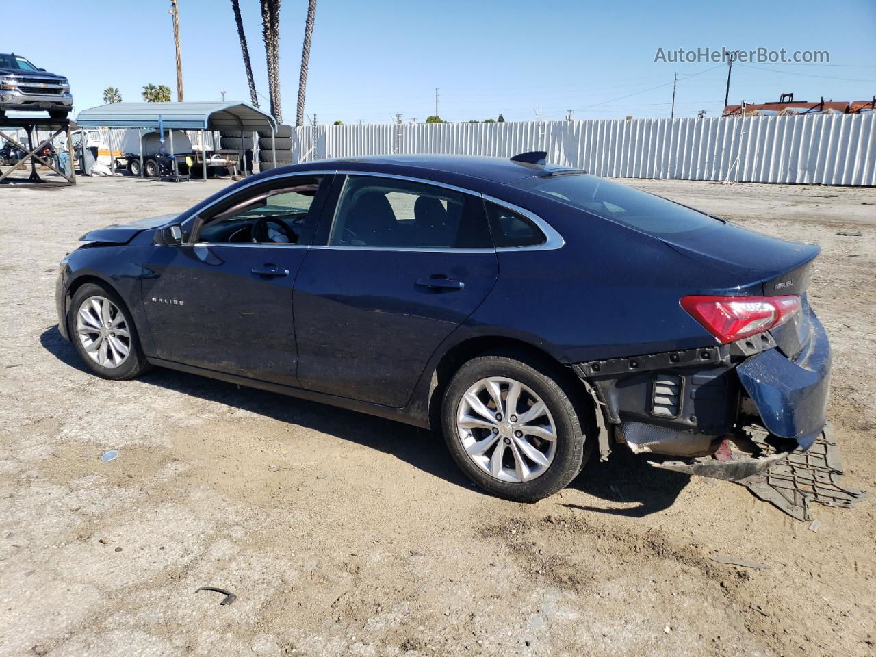 2021 Chevrolet Malibu Lt Blue vin: 1G1ZD5STXMF030523