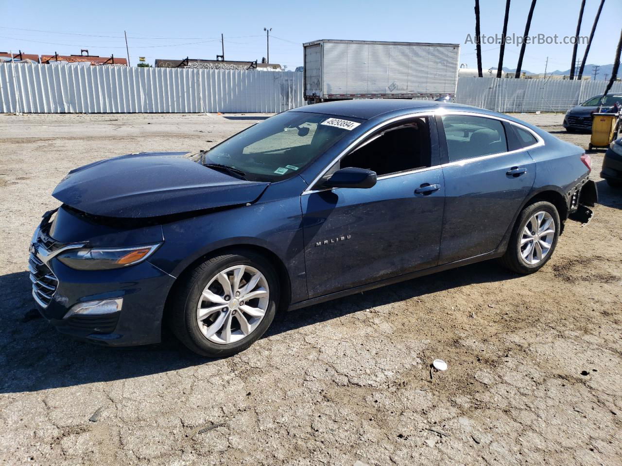 2021 Chevrolet Malibu Lt Синий vin: 1G1ZD5STXMF030523