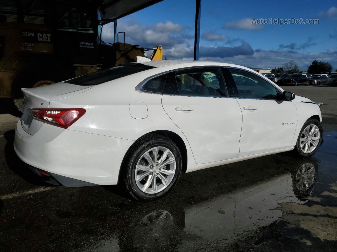 2021 Chevrolet Malibu Lt White vin: 1G1ZD5STXMF043529