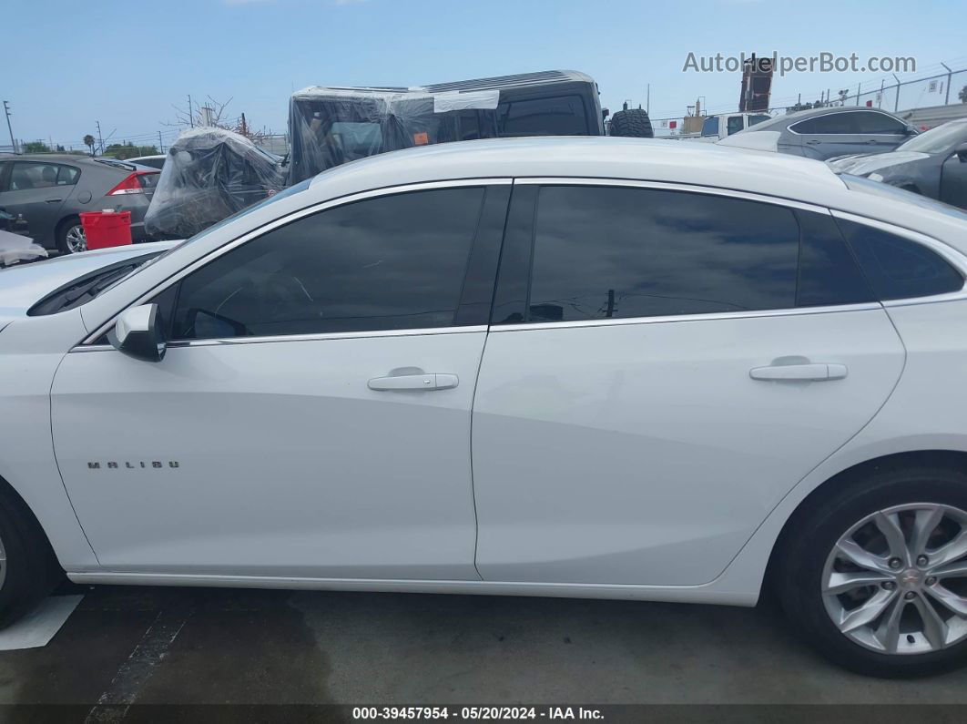 2021 Chevrolet Malibu Fwd Lt White vin: 1G1ZD5STXMF072237