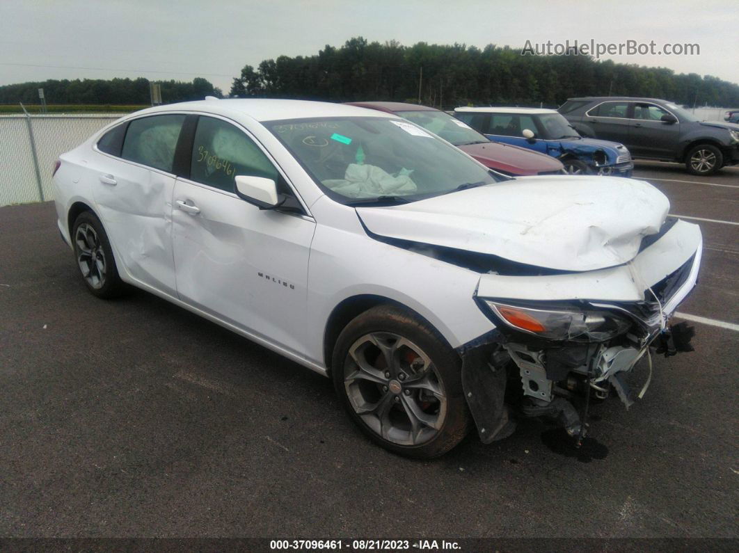 2021 Chevrolet Malibu Fwd Lt Белый vin: 1G1ZD5STXMF073579