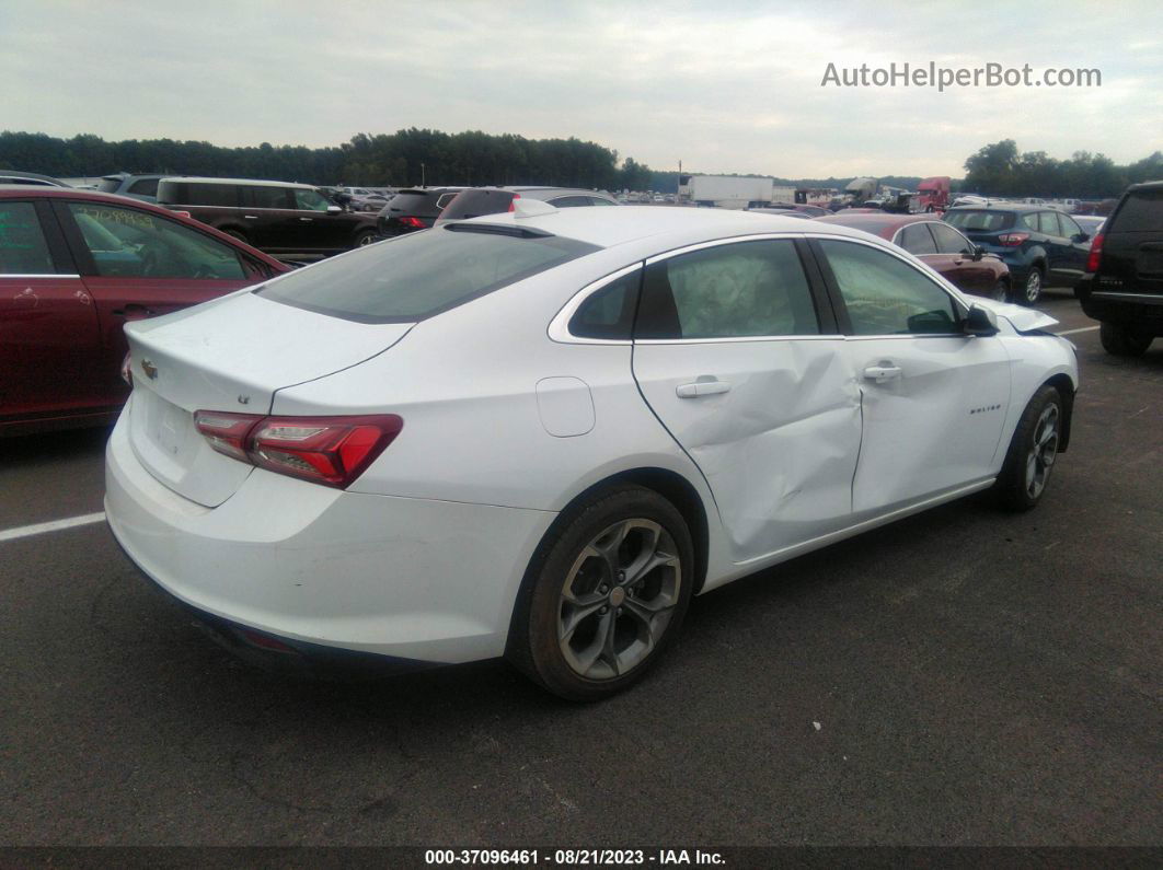 2021 Chevrolet Malibu Fwd Lt Белый vin: 1G1ZD5STXMF073579