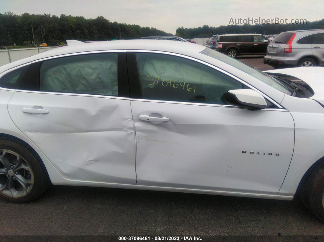 2021 Chevrolet Malibu Fwd Lt Белый vin: 1G1ZD5STXMF073579