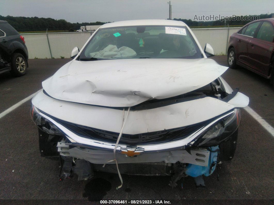 2021 Chevrolet Malibu Fwd Lt White vin: 1G1ZD5STXMF073579