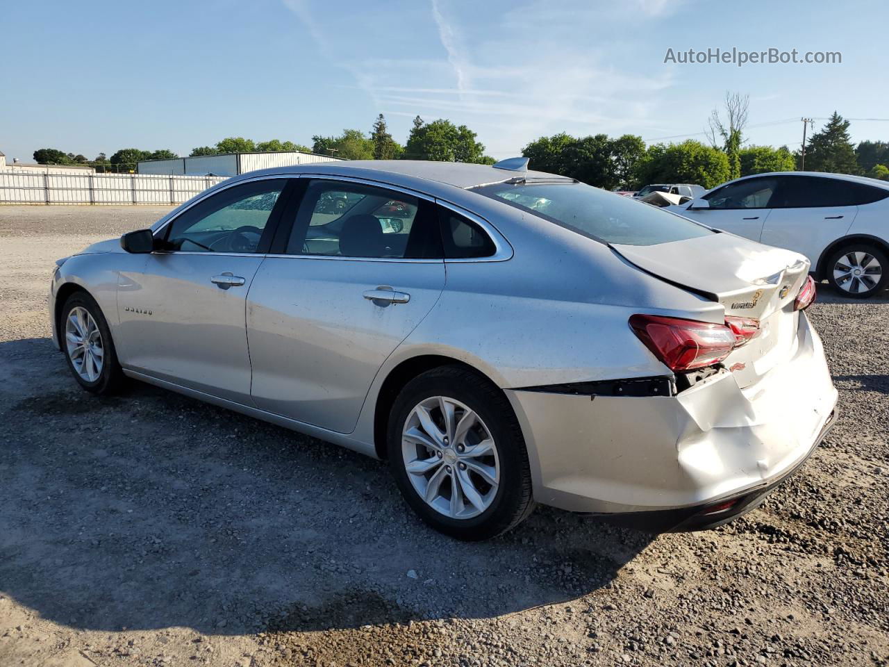 2021 Chevrolet Malibu Lt Silver vin: 1G1ZD5STXMF076160