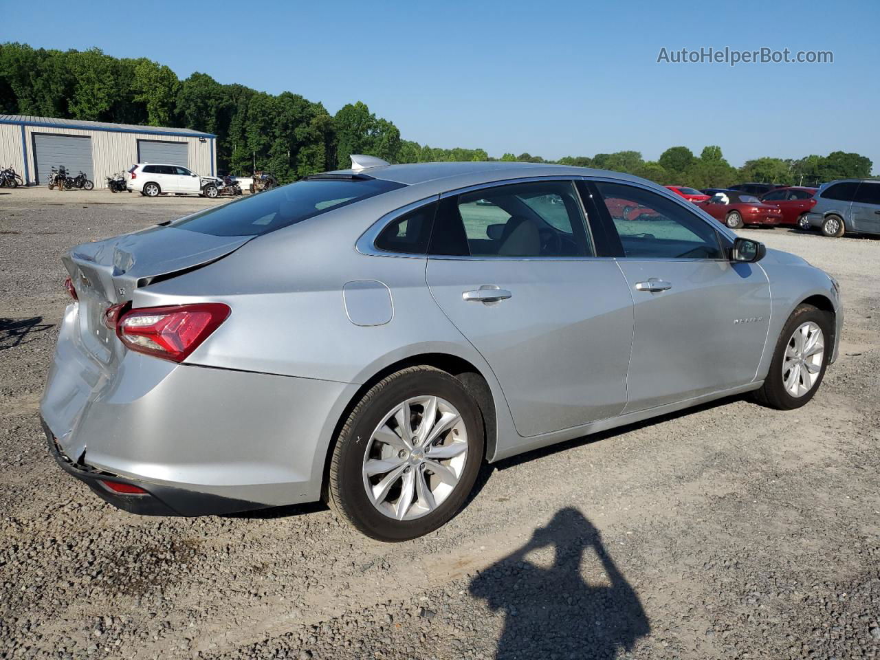 2021 Chevrolet Malibu Lt Silver vin: 1G1ZD5STXMF076160