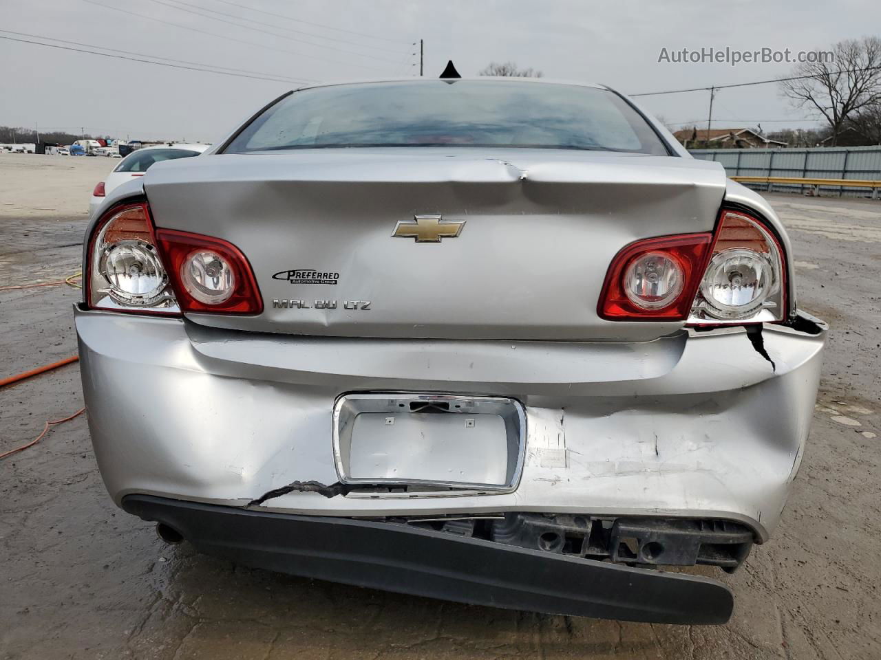 2012 Chevrolet Malibu Ltz Silver vin: 1G1ZE5E08CF197427