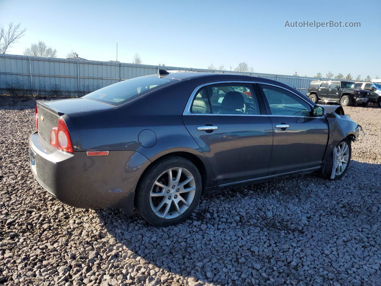 2012 Chevrolet Malibu Ltz Gray vin: 1G1ZE5E09CF270207