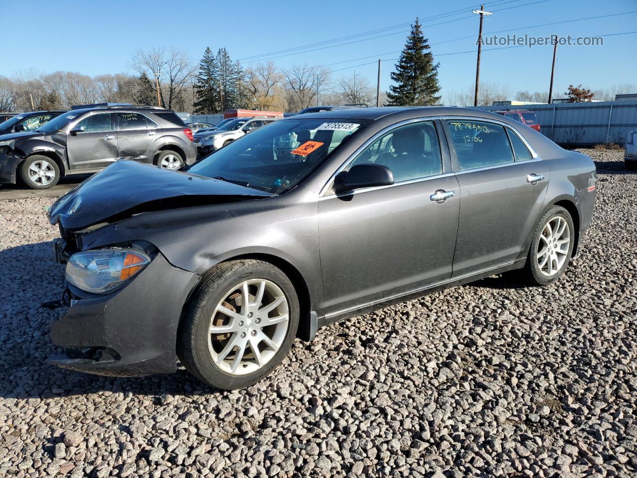 2012 Chevrolet Malibu Ltz Серый vin: 1G1ZE5E09CF270207