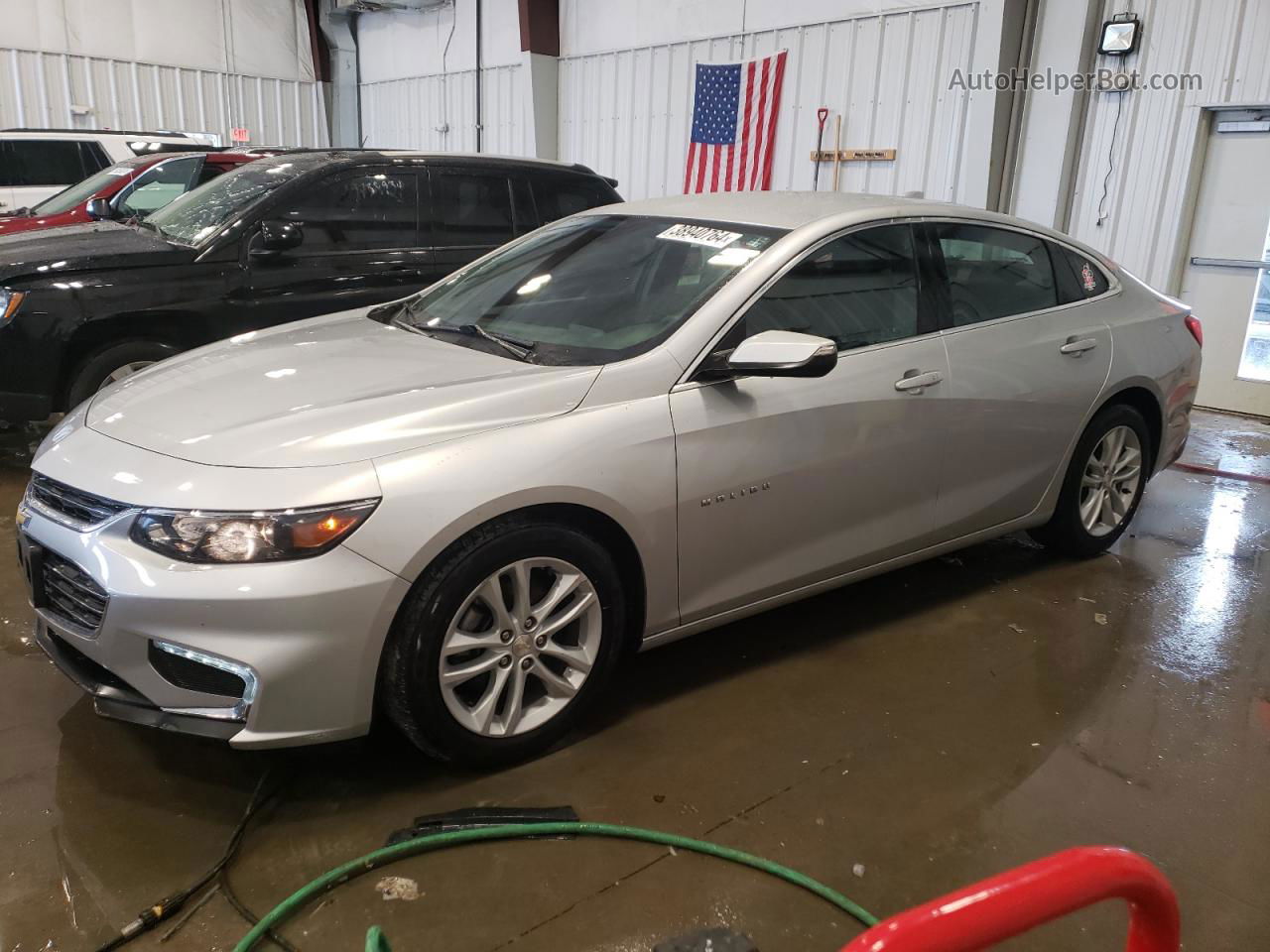 2017 Chevrolet Malibu Lt Silver vin: 1G1ZE5ST0HF121870