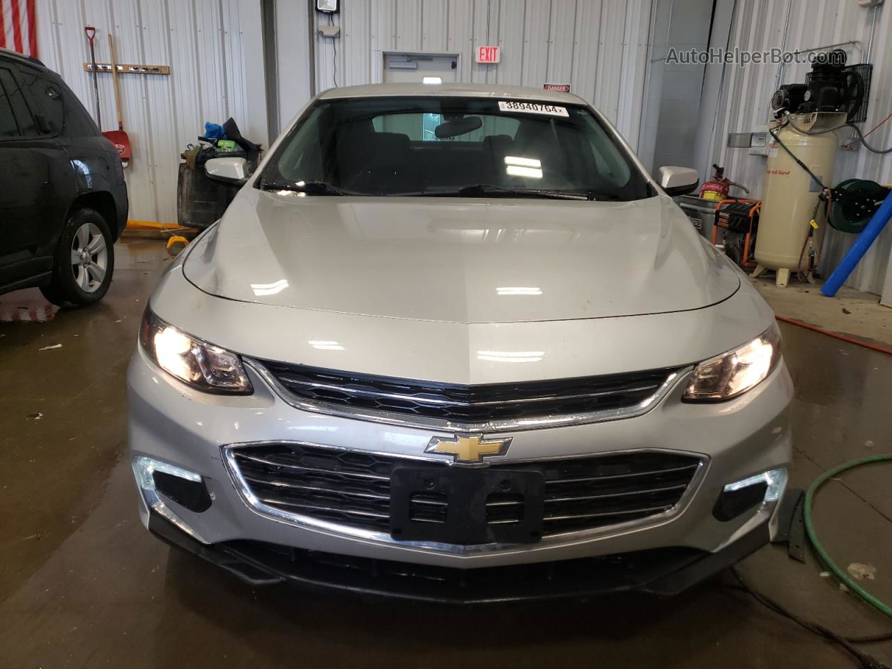 2017 Chevrolet Malibu Lt Silver vin: 1G1ZE5ST0HF121870