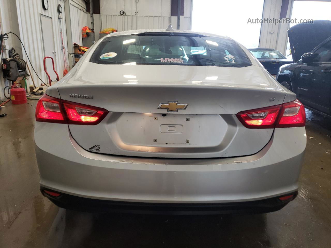 2017 Chevrolet Malibu Lt Silver vin: 1G1ZE5ST0HF121870