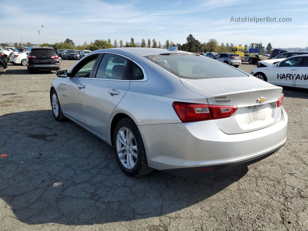 2017 Chevrolet Malibu Lt Серебряный vin: 1G1ZE5ST0HF130441