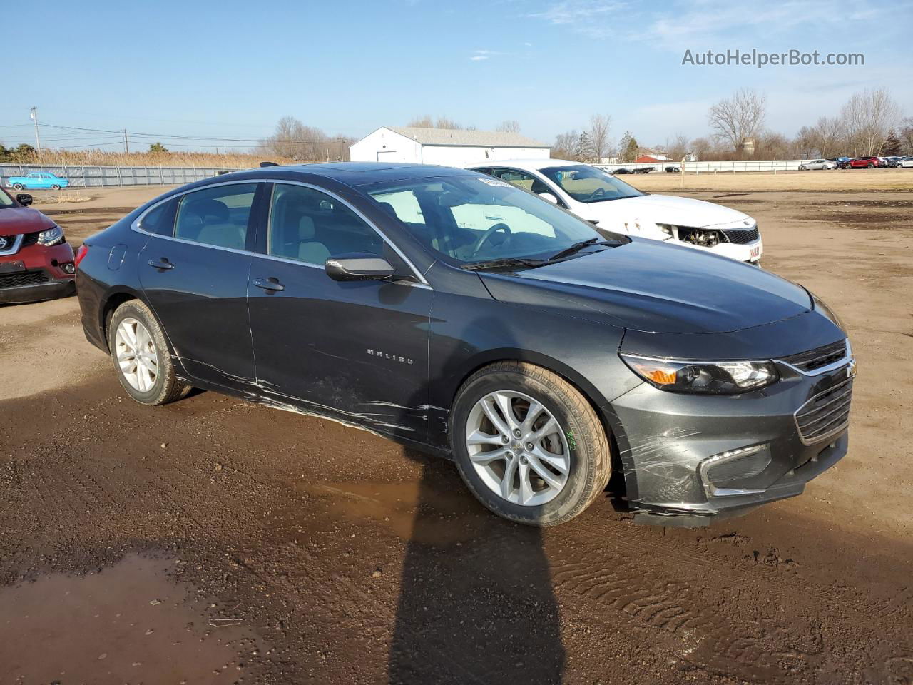 2017 Chevrolet Malibu Lt Угольный vin: 1G1ZE5ST0HF139320