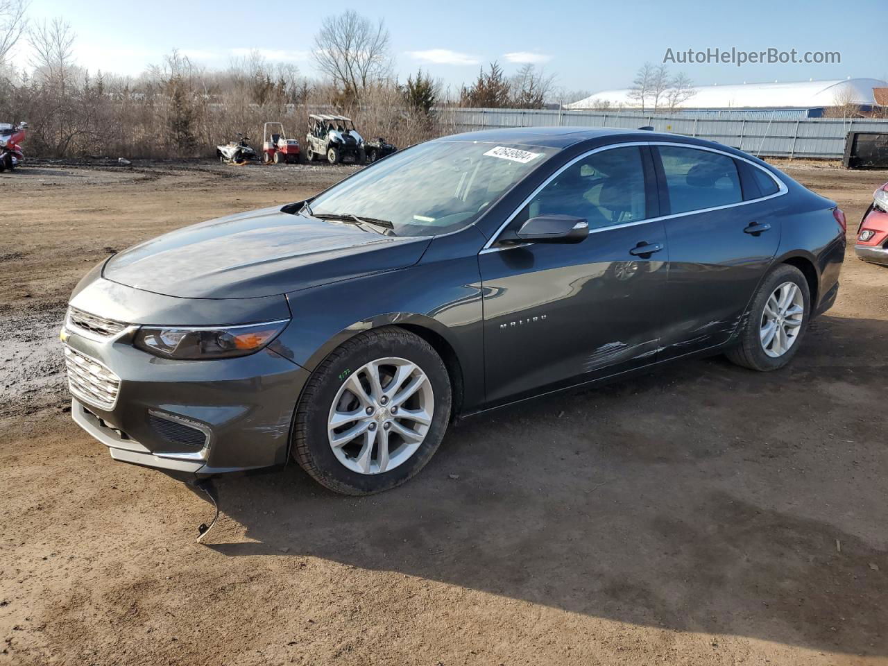 2017 Chevrolet Malibu Lt Charcoal vin: 1G1ZE5ST0HF139320