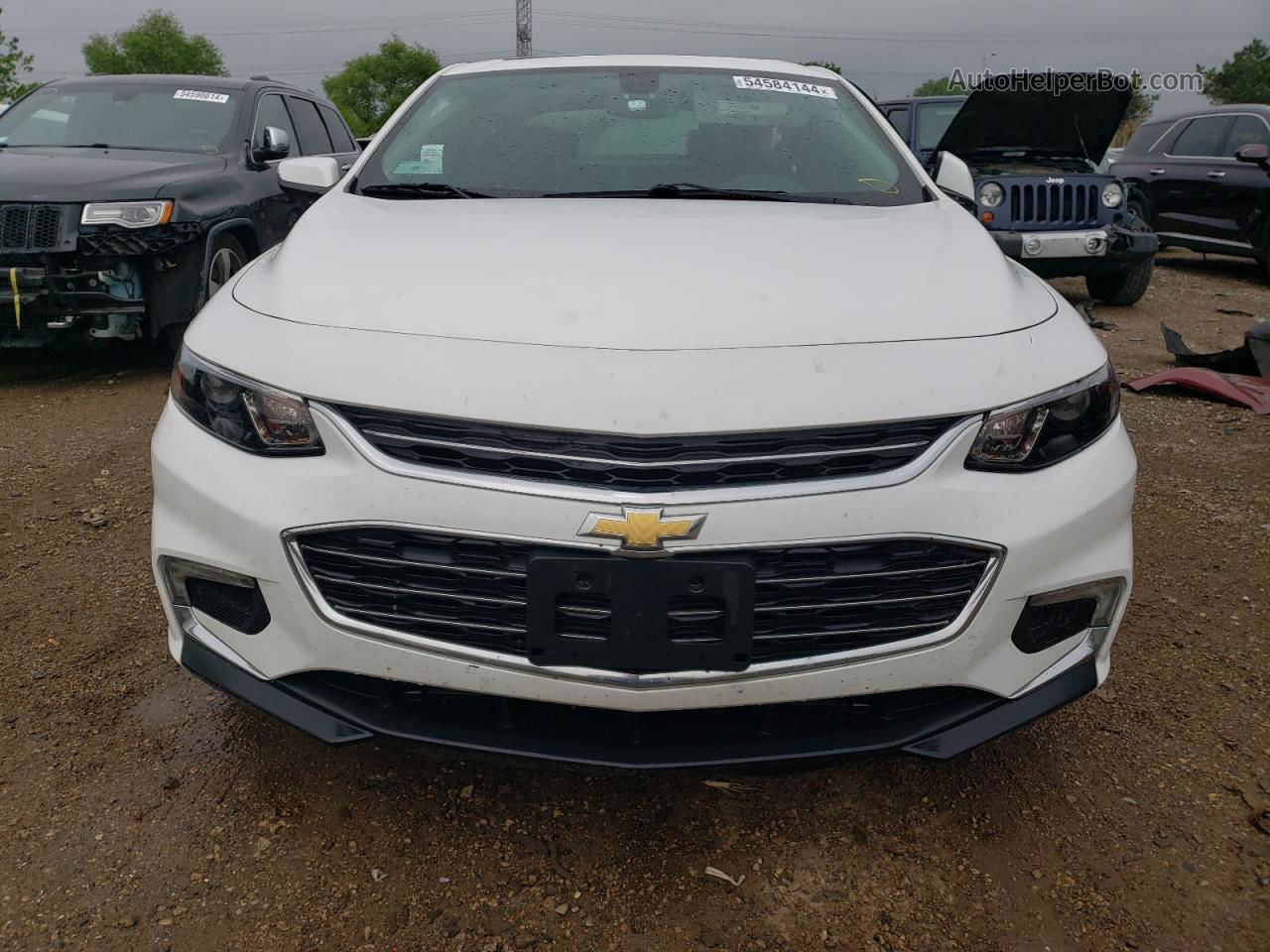 2017 Chevrolet Malibu Lt White vin: 1G1ZE5ST0HF150012