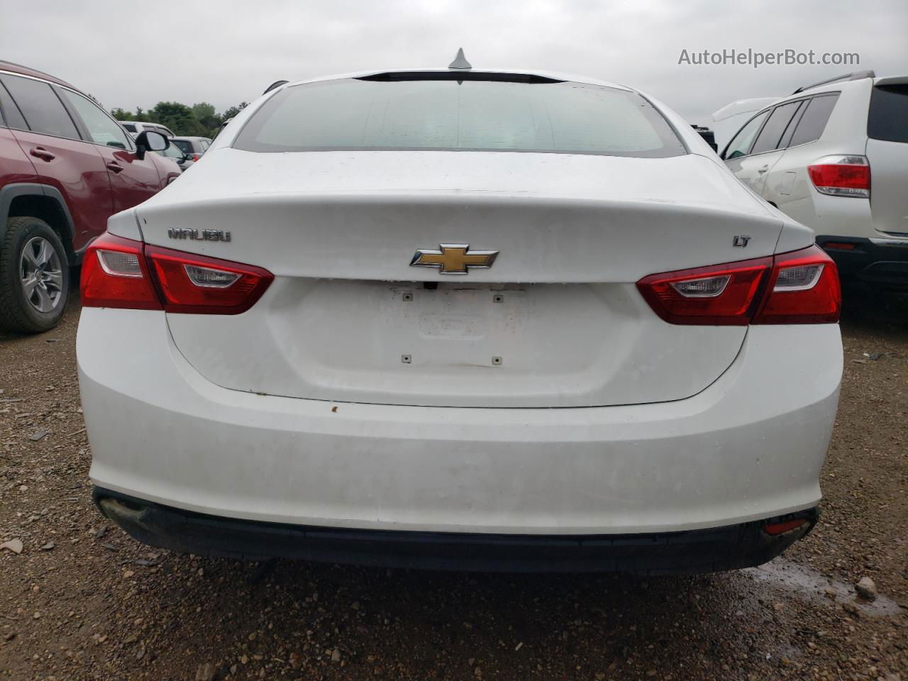 2017 Chevrolet Malibu Lt White vin: 1G1ZE5ST0HF150012