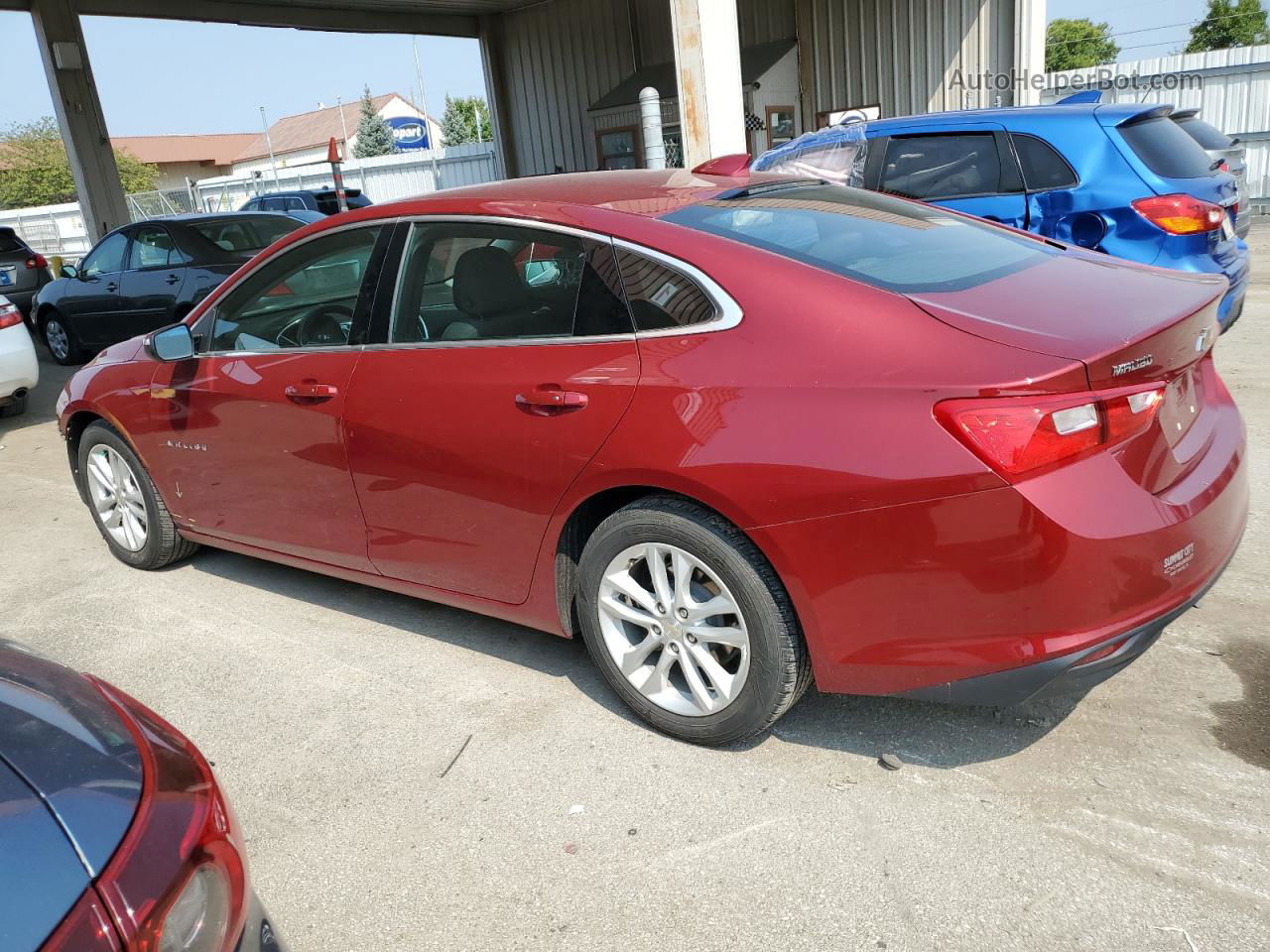 2017 Chevrolet Malibu Lt Red vin: 1G1ZE5ST0HF156439