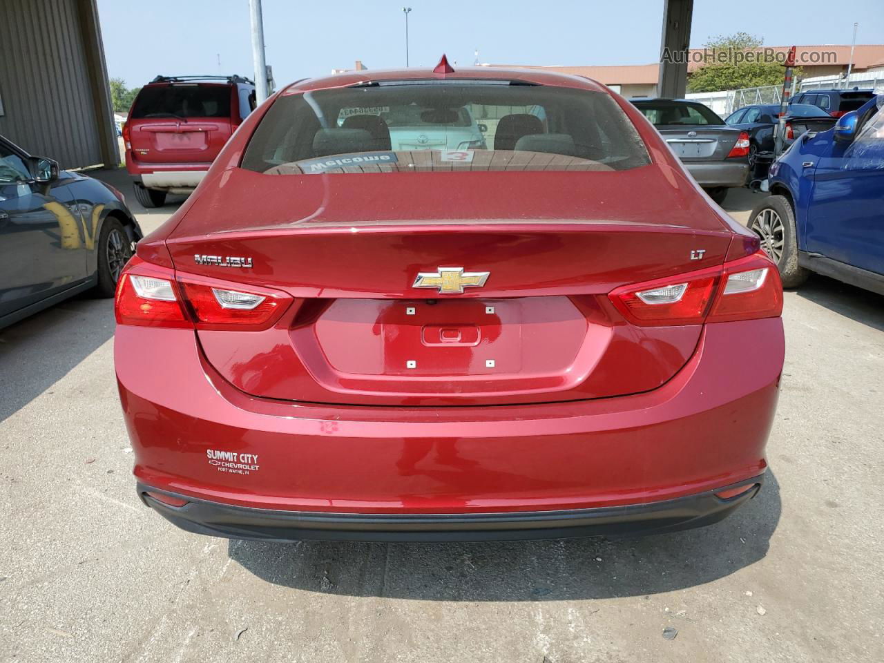 2017 Chevrolet Malibu Lt Red vin: 1G1ZE5ST0HF156439