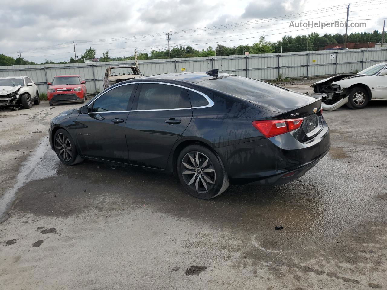 2017 Chevrolet Malibu Lt Black vin: 1G1ZE5ST0HF181079