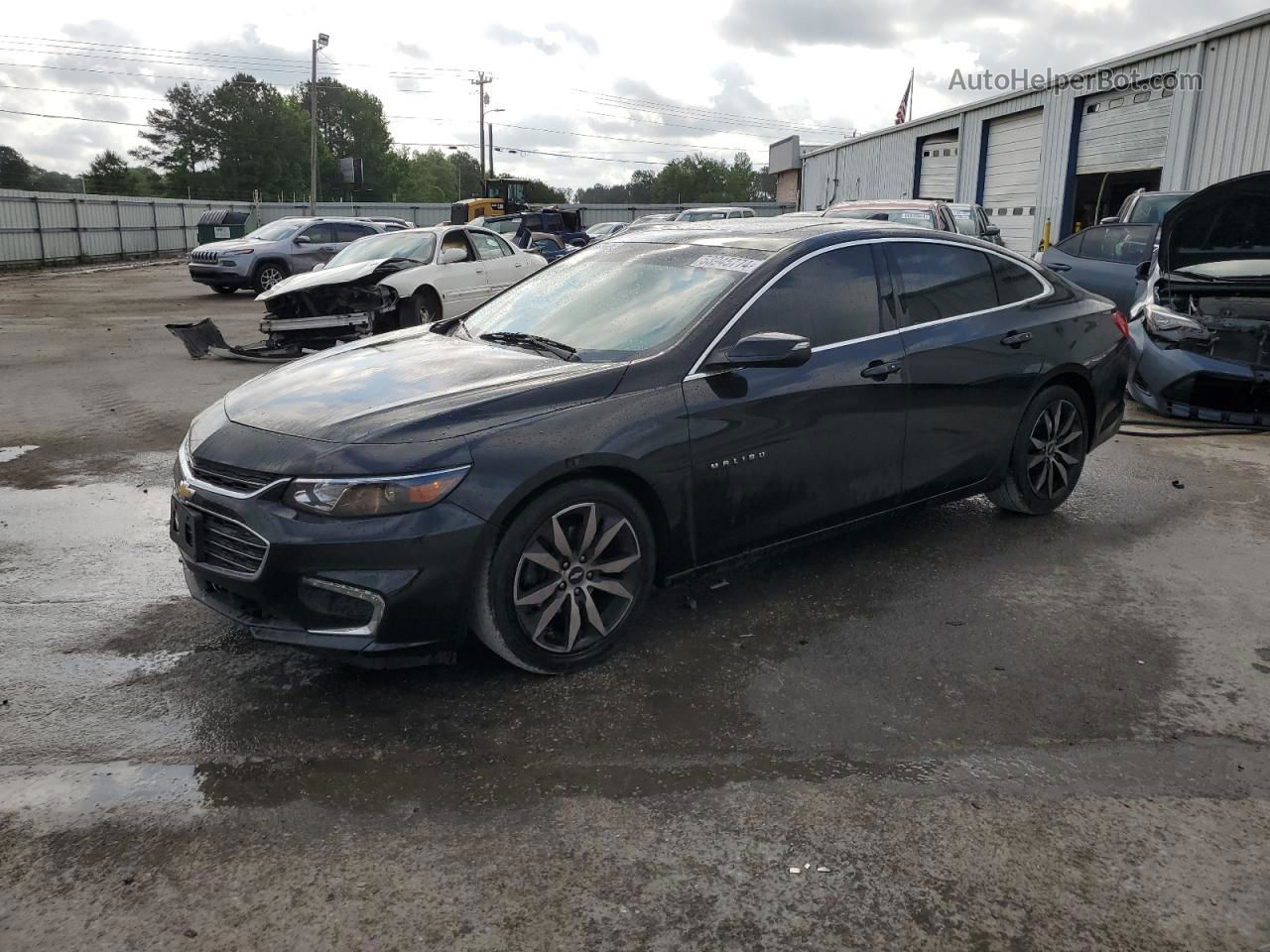 2017 Chevrolet Malibu Lt Black vin: 1G1ZE5ST0HF181079