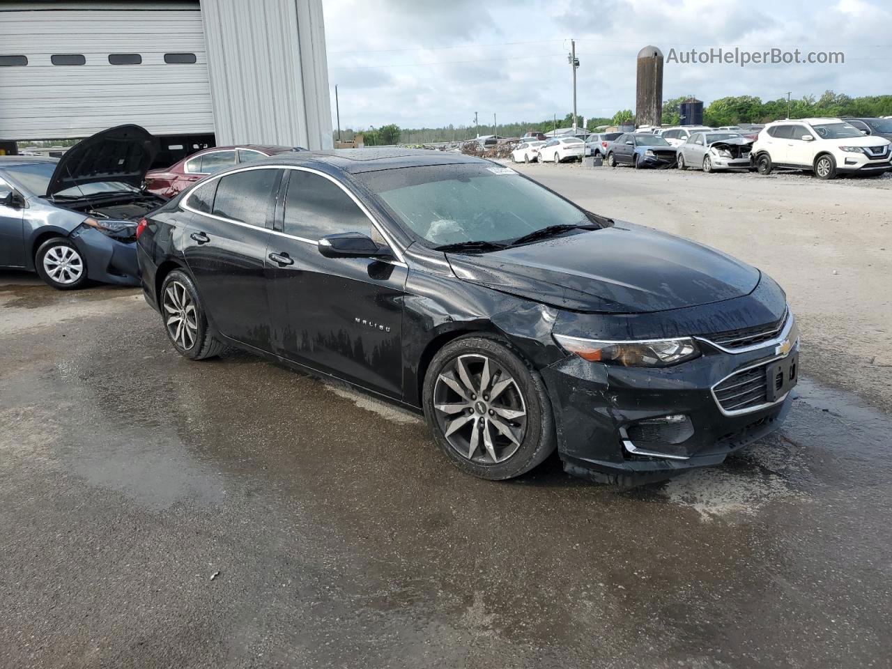 2017 Chevrolet Malibu Lt Black vin: 1G1ZE5ST0HF181079