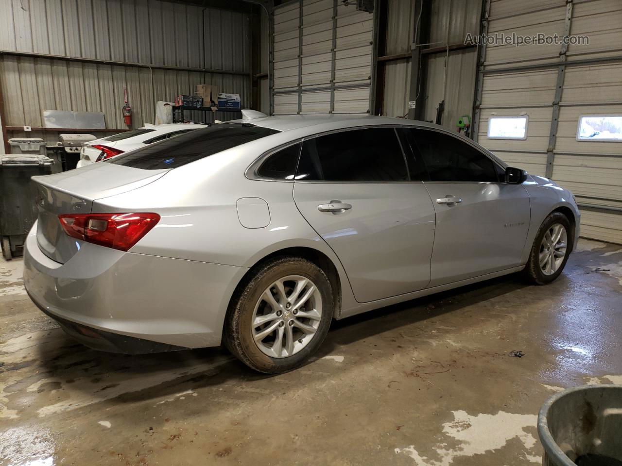 2017 Chevrolet Malibu Lt Silver vin: 1G1ZE5ST0HF206532