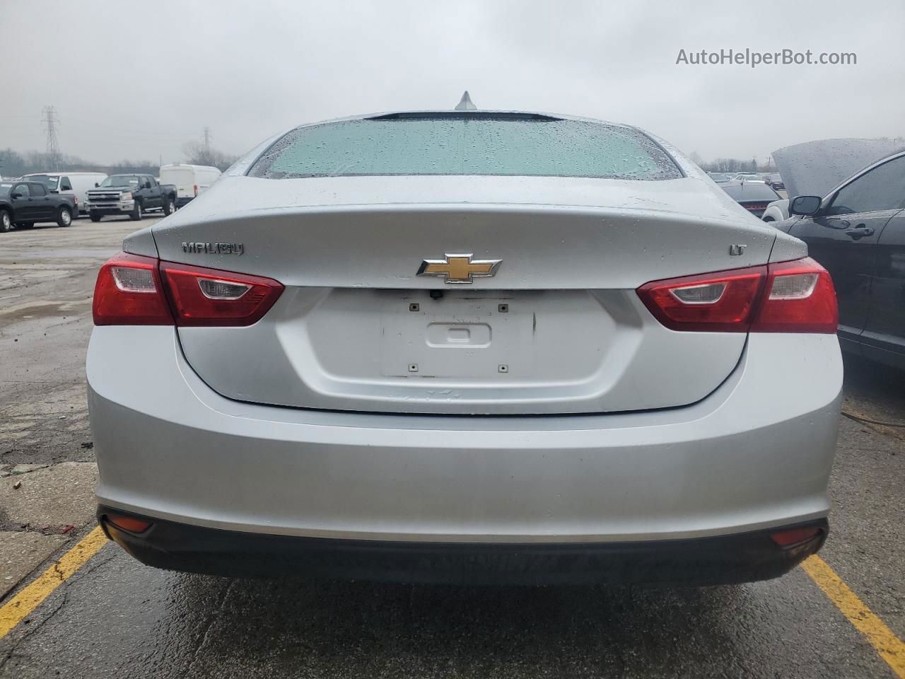 2017 Chevrolet Malibu Lt Silver vin: 1G1ZE5ST0HF231141