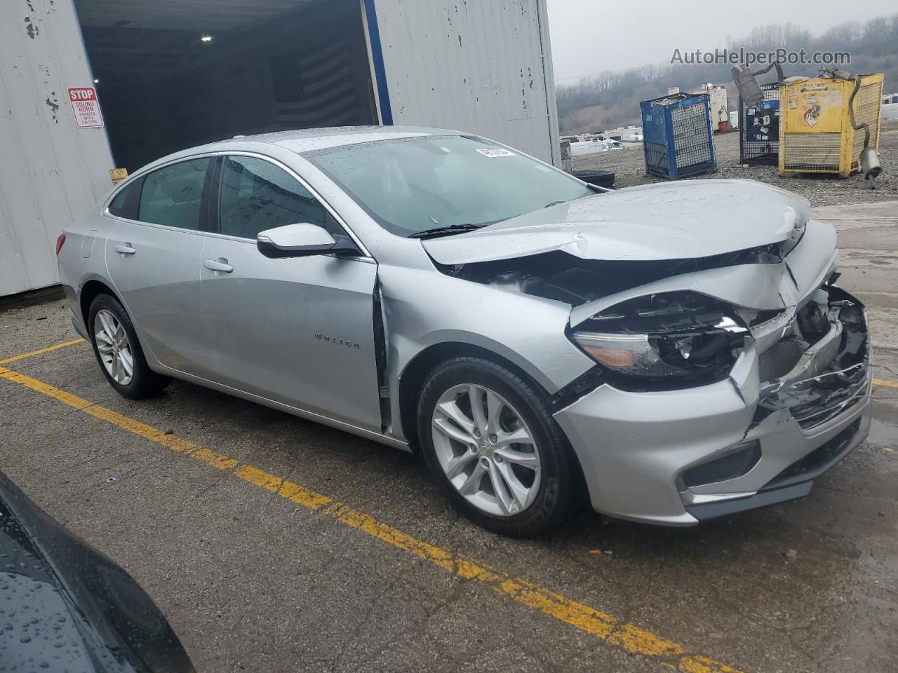 2017 Chevrolet Malibu Lt Silver vin: 1G1ZE5ST0HF231141