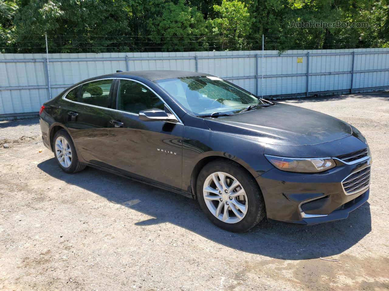 2017 Chevrolet Malibu Lt Black vin: 1G1ZE5ST0HF251275