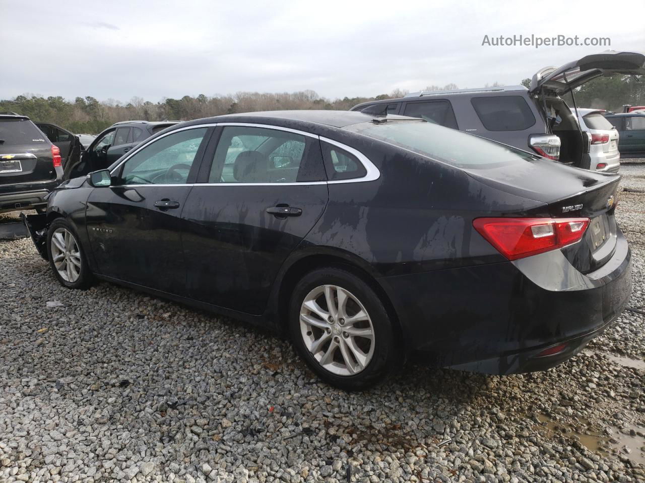 2017 Chevrolet Malibu Lt Черный vin: 1G1ZE5ST0HF256167