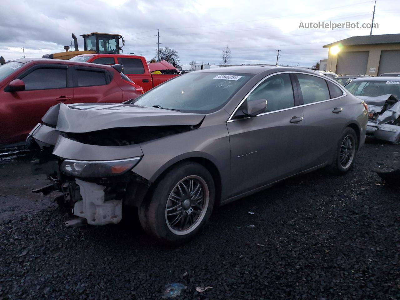 2017 Chevrolet Malibu Lt Золотой vin: 1G1ZE5ST0HF275334