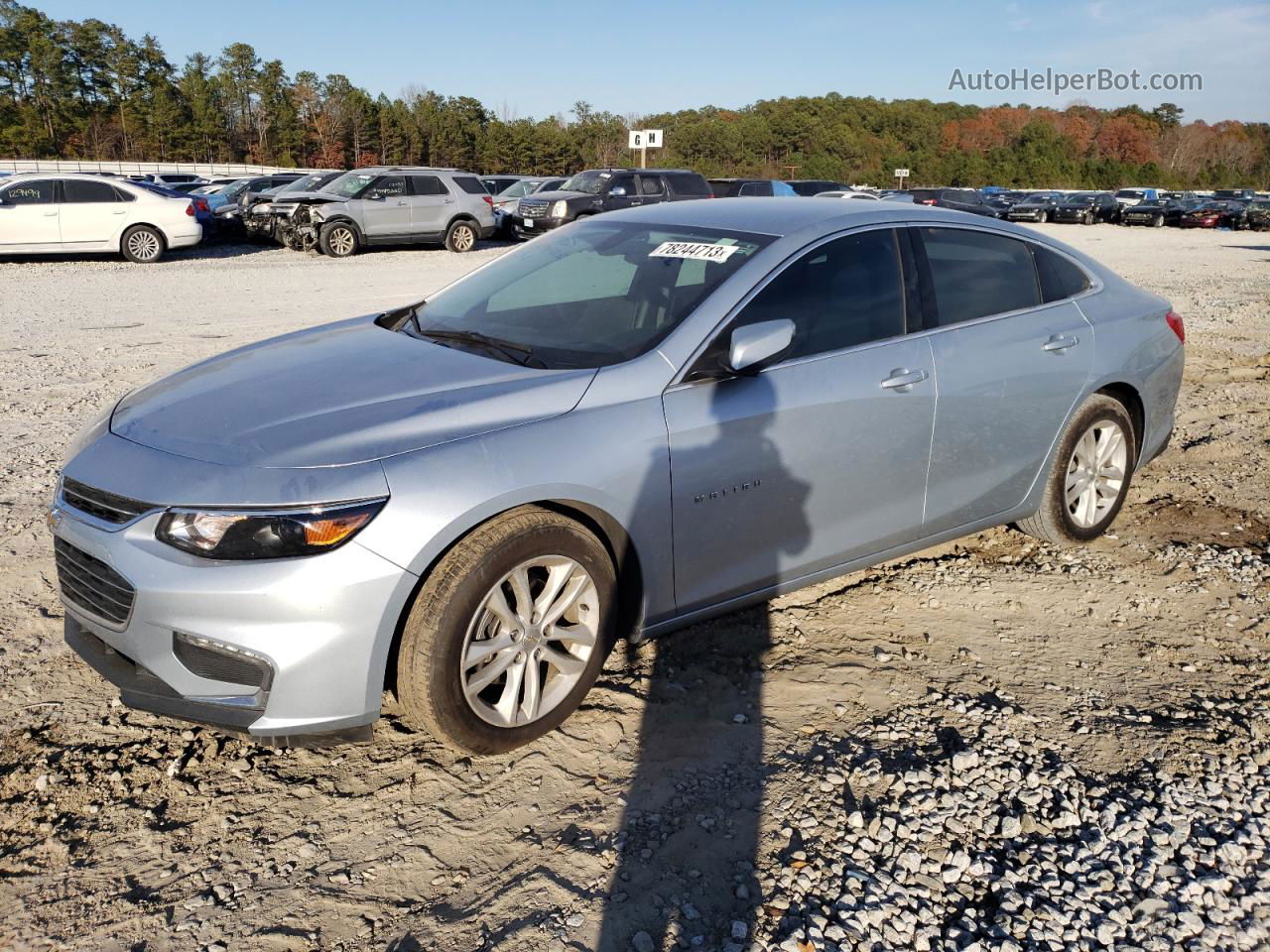 2017 Chevrolet Malibu Lt Blue vin: 1G1ZE5ST0HF276404