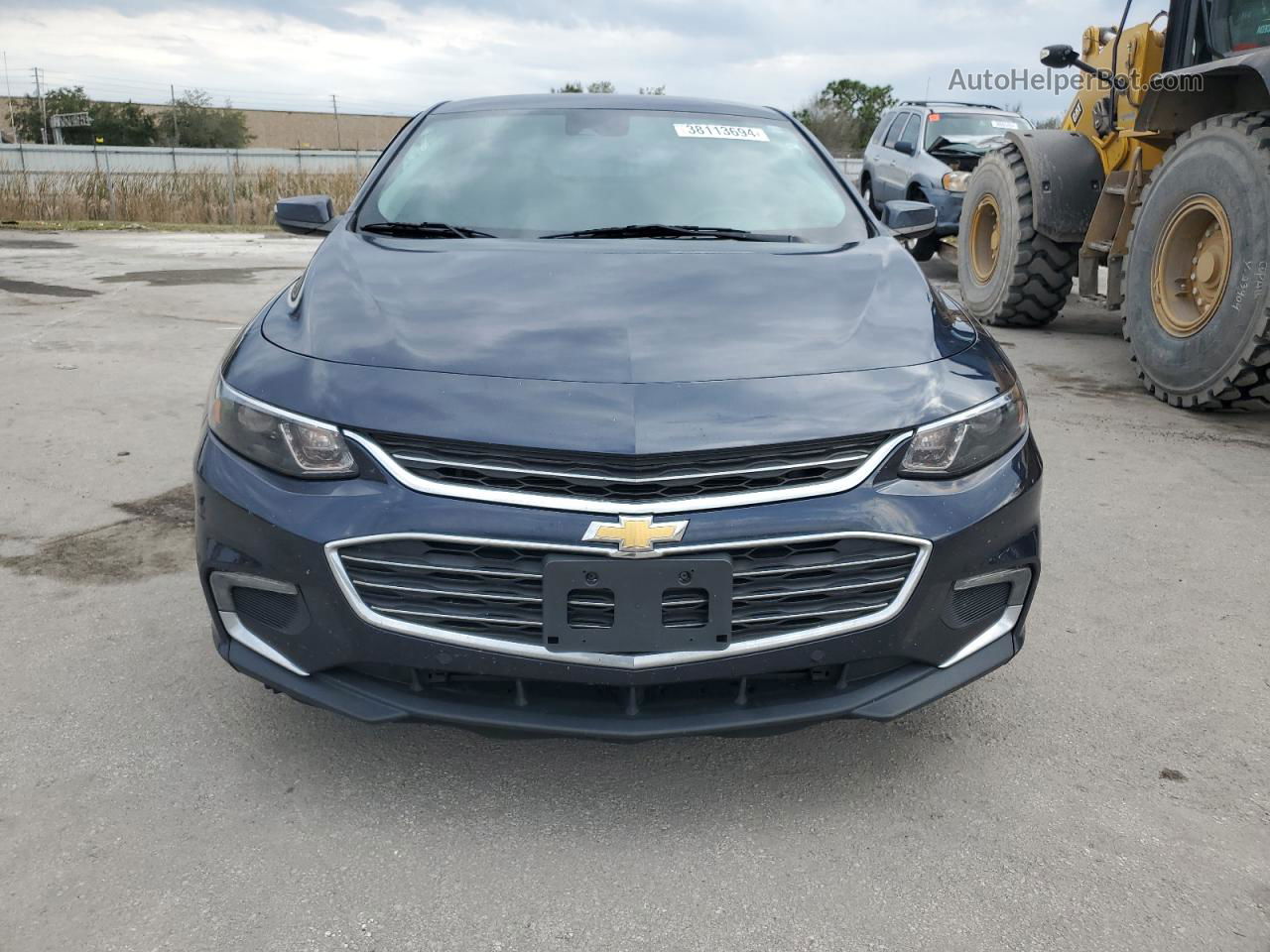 2017 Chevrolet Malibu Lt Синий vin: 1G1ZE5ST0HF283434