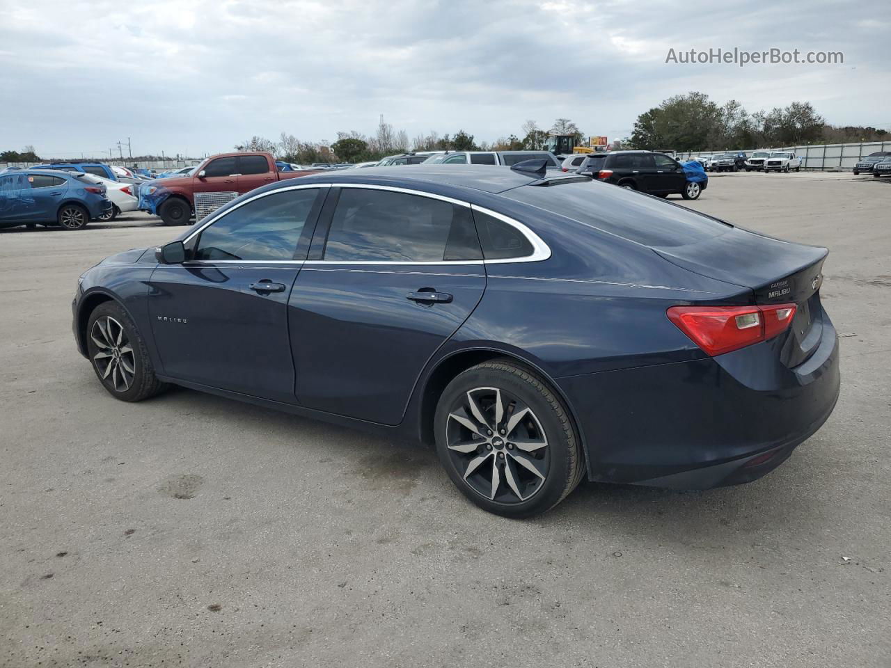 2017 Chevrolet Malibu Lt Синий vin: 1G1ZE5ST0HF283434