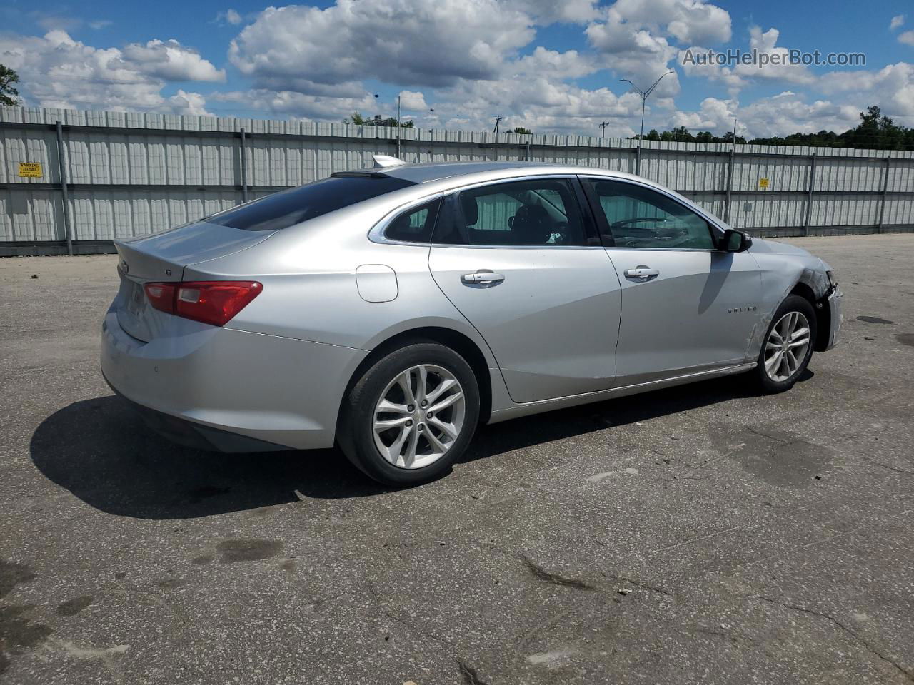 2017 Chevrolet Malibu Lt Silver vin: 1G1ZE5ST1HF112563