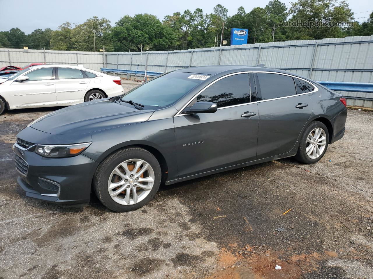 2017 Chevrolet Malibu Lt Gray vin: 1G1ZE5ST1HF114362